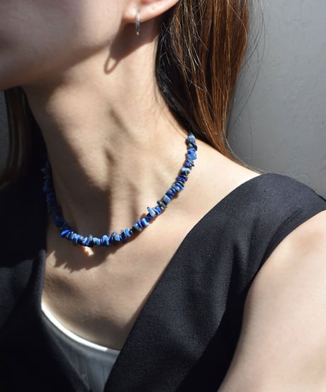 necklace-a02093　SV925 Natural Stone  Choker Necklace