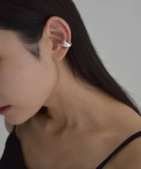 earcuff-a02033　SV925 Wave Earcuff