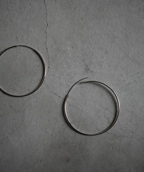 pierce-a02049　SV925 50mm Hoop Pierce