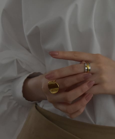 ring-a02059　SV925 Center Line Point Ring