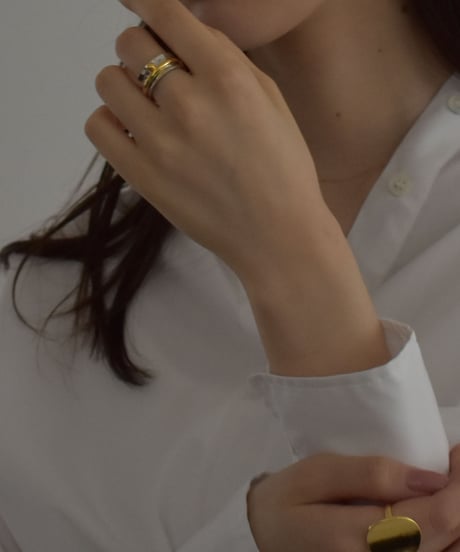ring-a02059　SV925 Center Line Point Ring