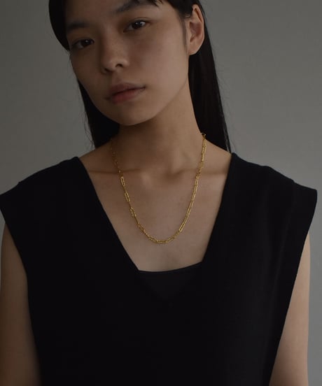 necklace-a02074　SV925 Gather Motif Chain Necklace