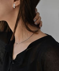 necklace-a02117　SV925 Flat Rope Necklace