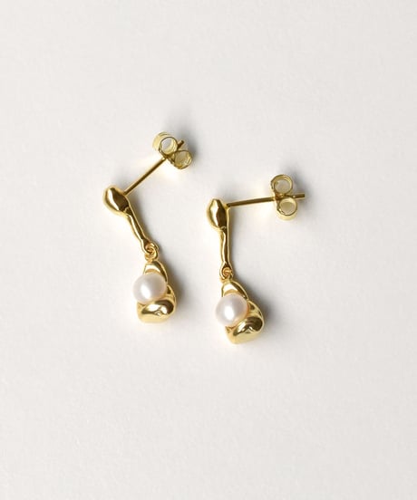 pierce-a02094　SV925 Droop Pearl Pierce