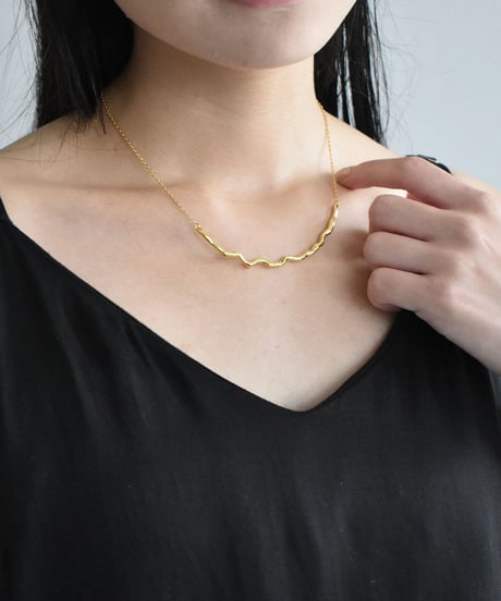 necklace-a02082　SV925 Wave Necklace