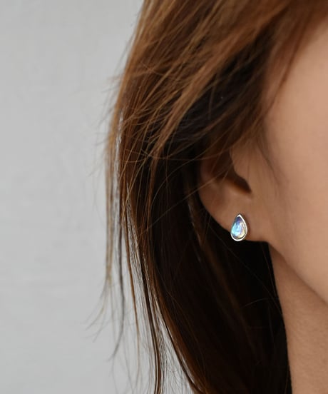 pierce-a02104　SV925 Drop Stone Pierce