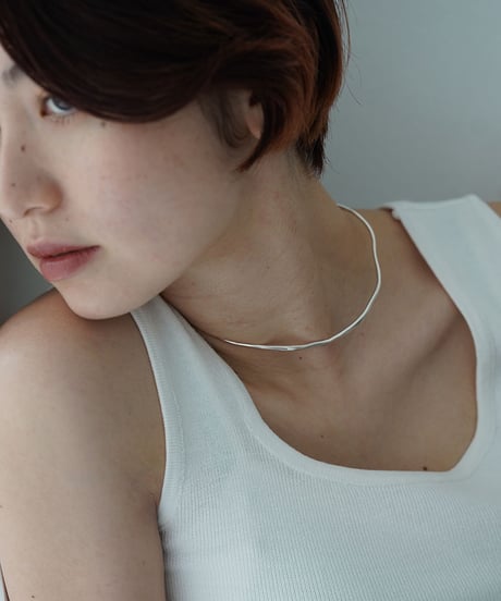 necklace-a02130　SV925 Wave Neckcuff