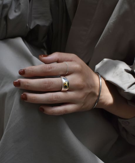 ring-a02152　SV925 Dot Stone Ring