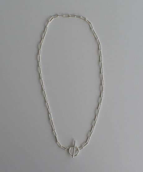 necklace-a02070　SV925 Square Chain Mantel Necklace