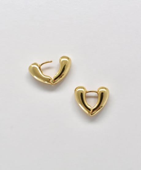 pierce-a02108　SV925 Plump Heart Pierce