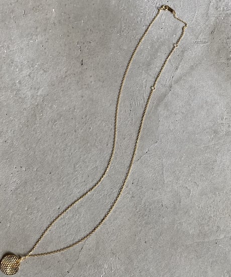 necklace-a02007　SV925 Coin Dot Necklace