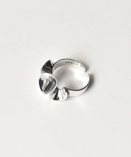 ring-a02157　SV925 Wave Motif Ring