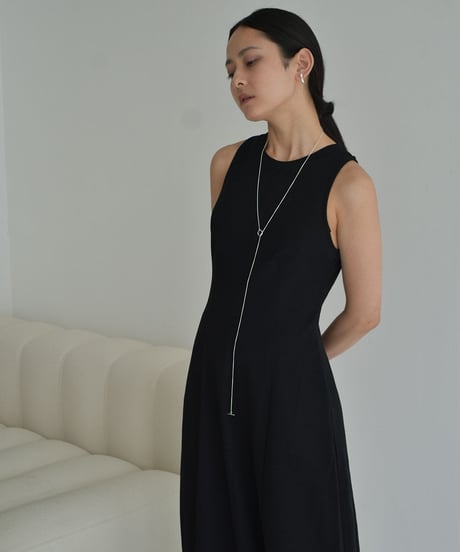 necklace-a02127　SV925 Long Mantel Necklace