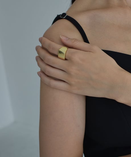 ring-a02181　SV925 Square Signet  Ring
