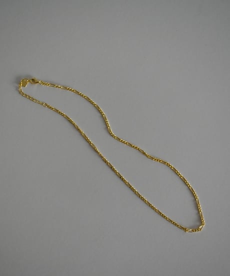 necklace-a02039　SV925 Curb Chain Mix Necklace