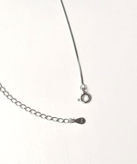 necklace-a02094　SV925 Drop Stone Necklace