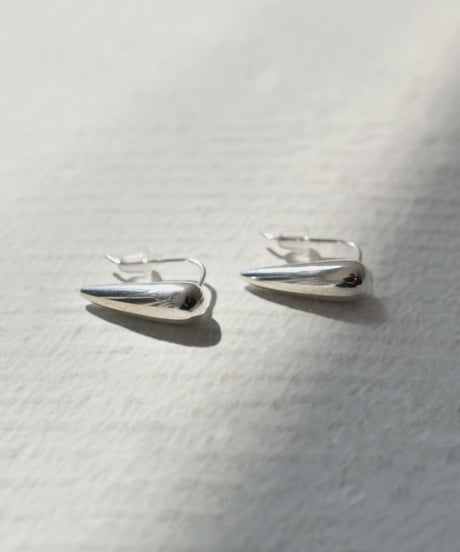 pierce-a02127　SV925 Plump Drop Pierce