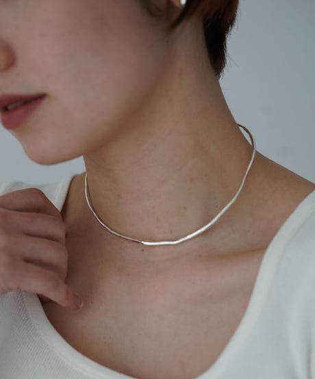 necklace-a02130　SV925 Wave Neckcuff