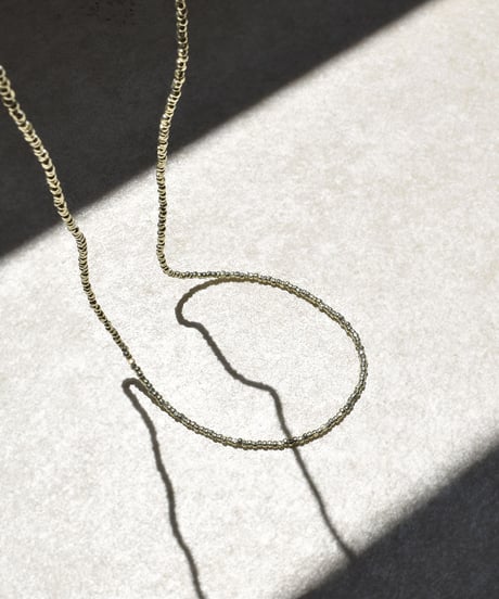 necklace-a02105　Three Cut Long Necklace