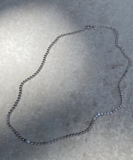 necklace-a02008　SV925 Flat Chain Necklace