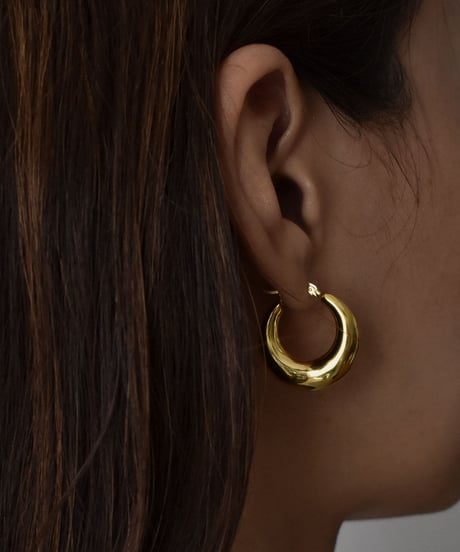 pierce-a02082　SV925 Round Hoop Grande Pierce