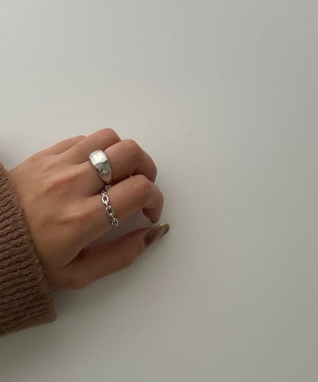 ring-a02074　SV925 Single Chain Ring