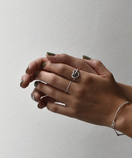 ring-a02149　SV925 Tied Heart Ring