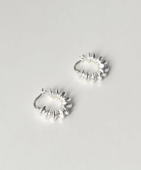 pierce-a02121　SV925 Circle Hoop Pierce