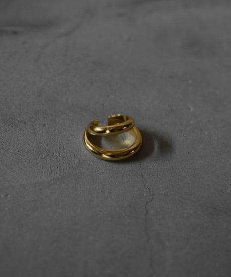 earcuff-a02011　SV925 Tworing Earcuff
