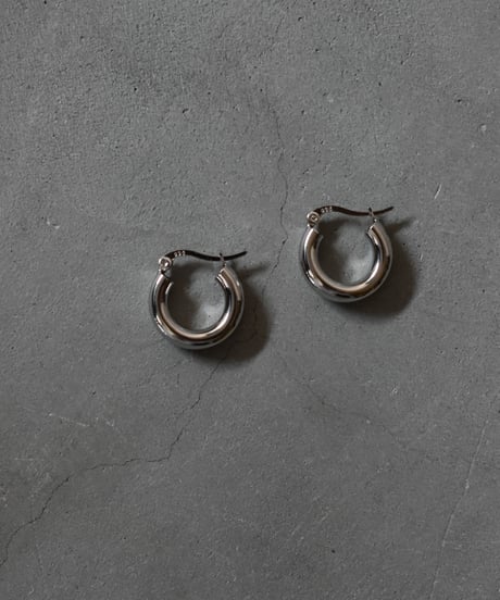 pierce-a02045　SV925 Mini Pipe Hoop Pierce