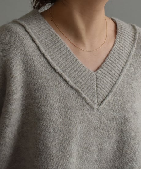 necklace-a02059　K18 Ball Chain Necklace