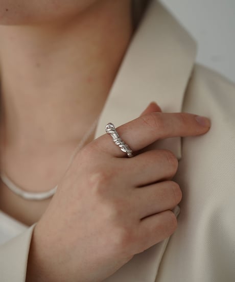 ring-a02189　SV925  Coil Design Ring