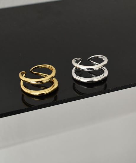 ring-a02176　SV925  Two Line Ring
