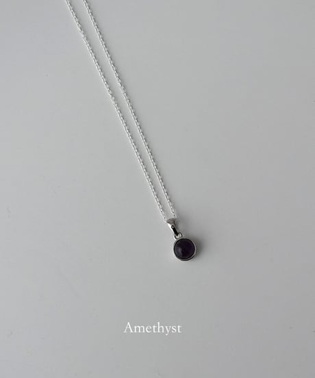 necklace-a02075　SV925 Natural Stone Necklace