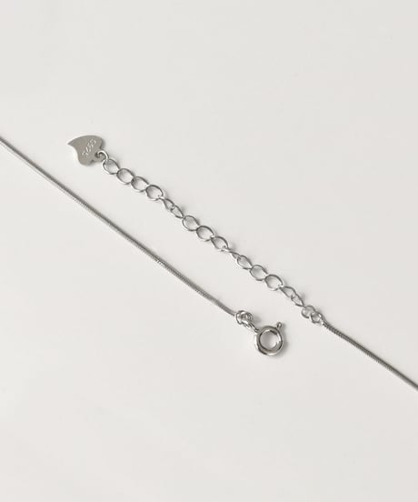 necklace-a02099　SV925 Slide Ball Necklace