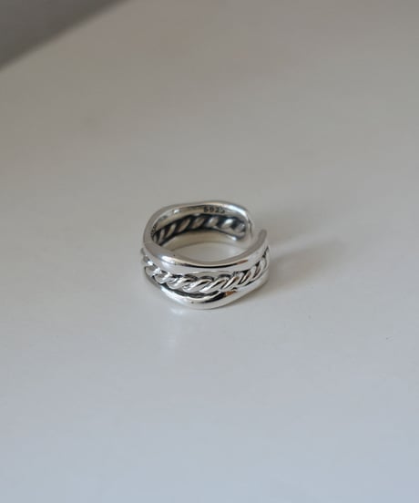 ring-a02178　SV925 Center Twist Ring