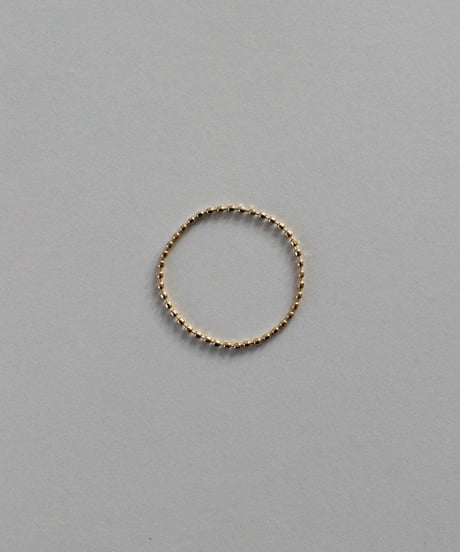 ring-a02093　K18 Ball Chain Ring