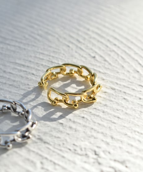 ring-a02164　SV925 Dot Chain Ring