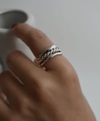 ring-a02178　SV925 Center Twist Ring