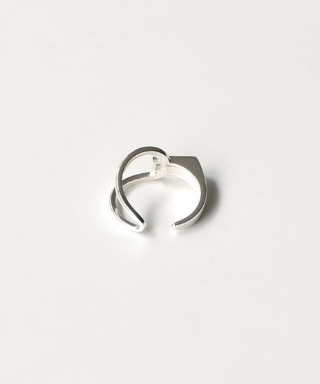 ring-a02161　SV925 Half Design Ring