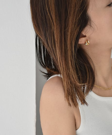 pierce-a02122　SV925 Twist Motif Pierce