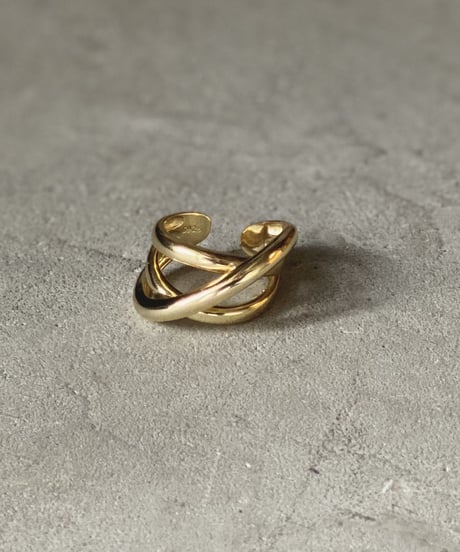ring-a02009　SV925 Multiplecross Volume Ring