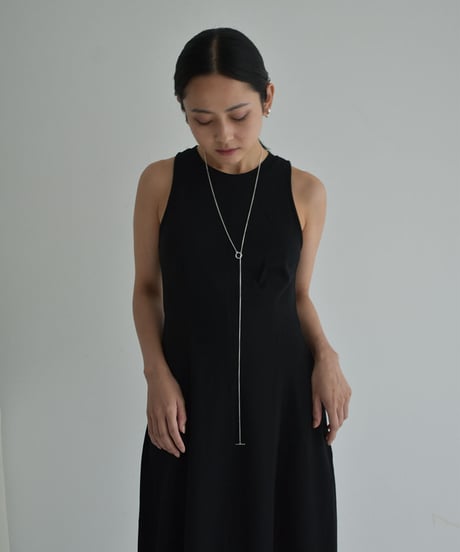 necklace-a02127　SV925 Long Mantel Necklace