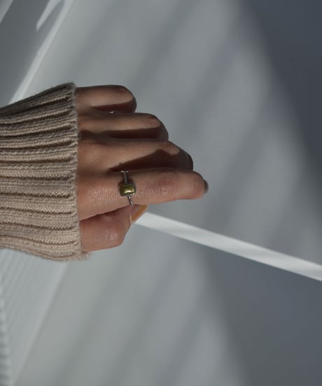 ring-a02077　SV925  Square Metal Ring
