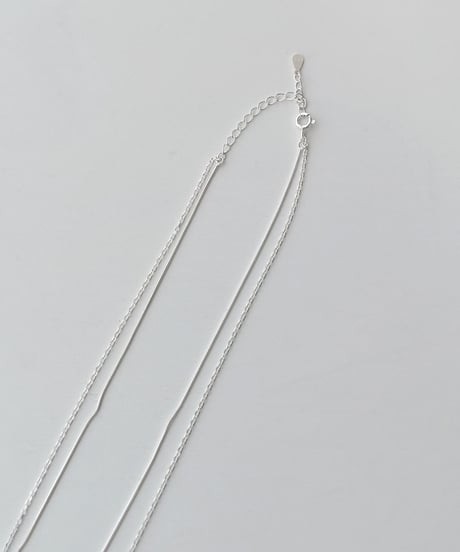 necklace-a02086　SV925 Double Symbol Necklace