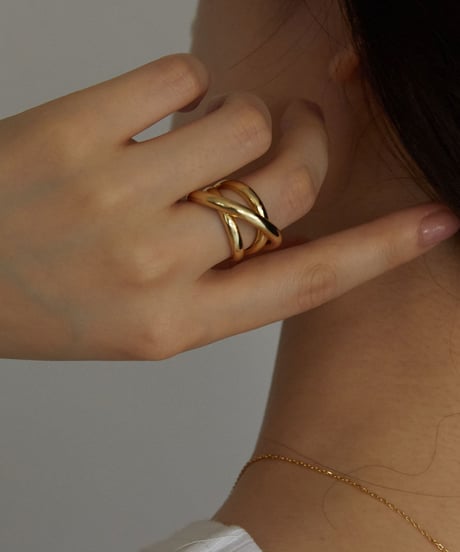 ring-a02009　SV925 Multiplecross Volume Ring