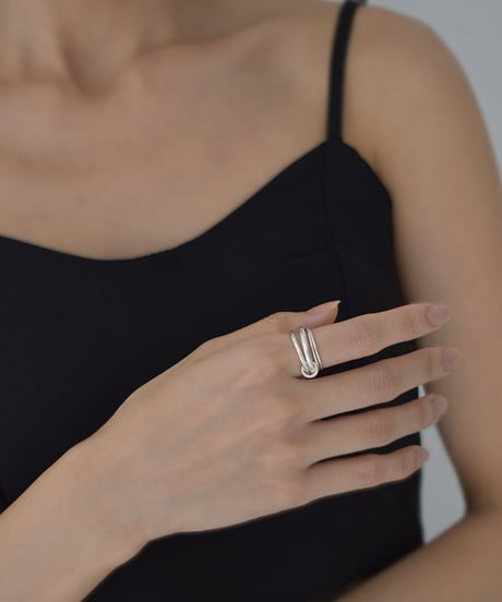 ring-a02185　SV925 Triple Hoop Ring