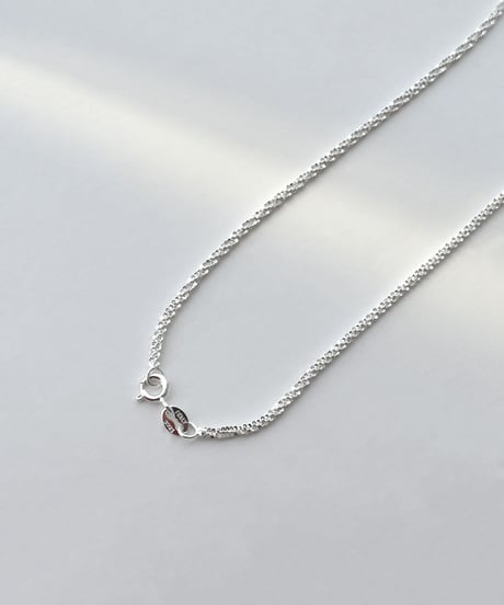 necklace-a02087　SV925 Shiny Chain Necklace