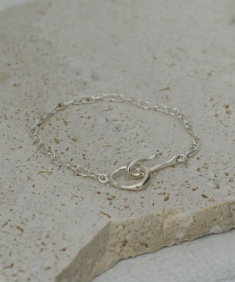 brace-a02045　SV925  Hook Chain Bracelet