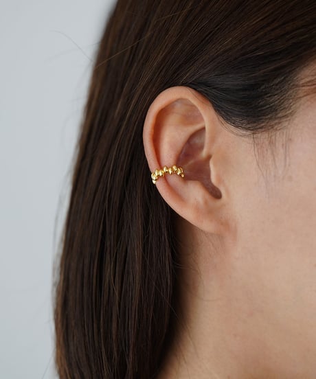 earcuff-a02034　SV925 Bumpy Earcuff